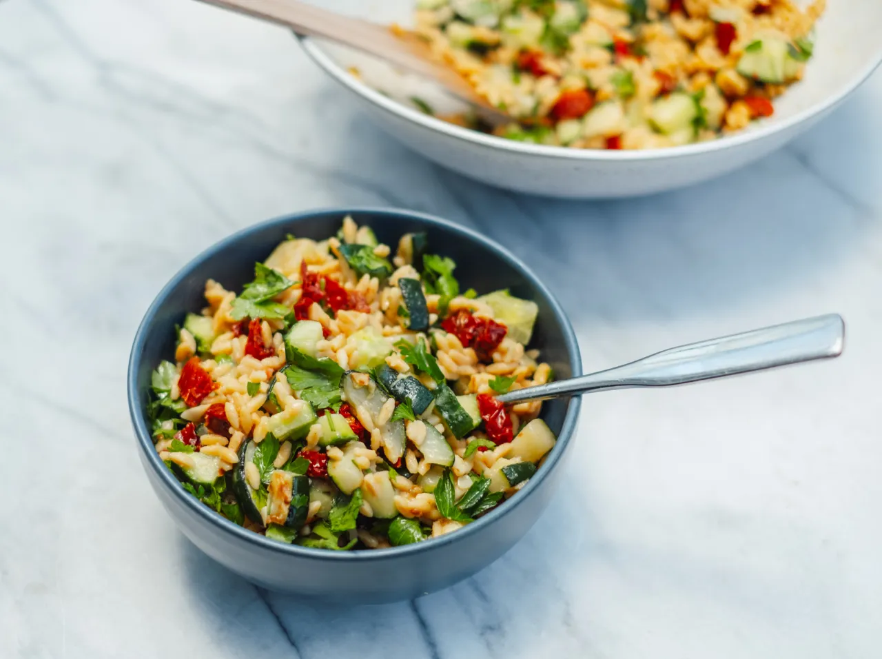 Collage schnelle vegane Hauptgerichte unter 20 Minuten