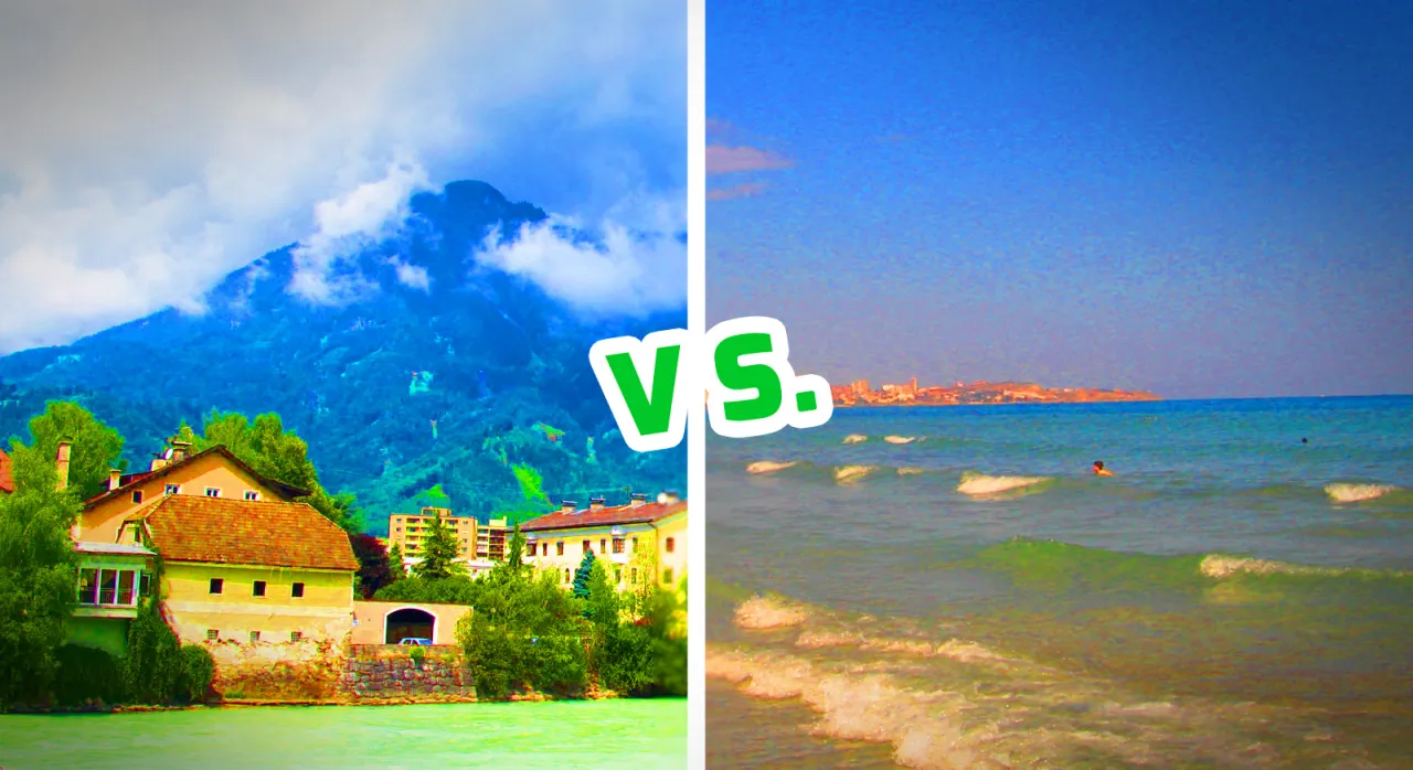 Opalanie w g&oacute;rach a opalanie nad morzem por&oacute;wnanie