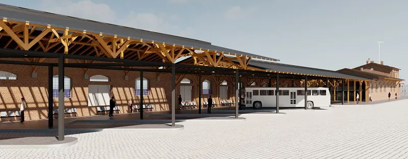 Dworzec PKS Zielona G&oacute;ra perony