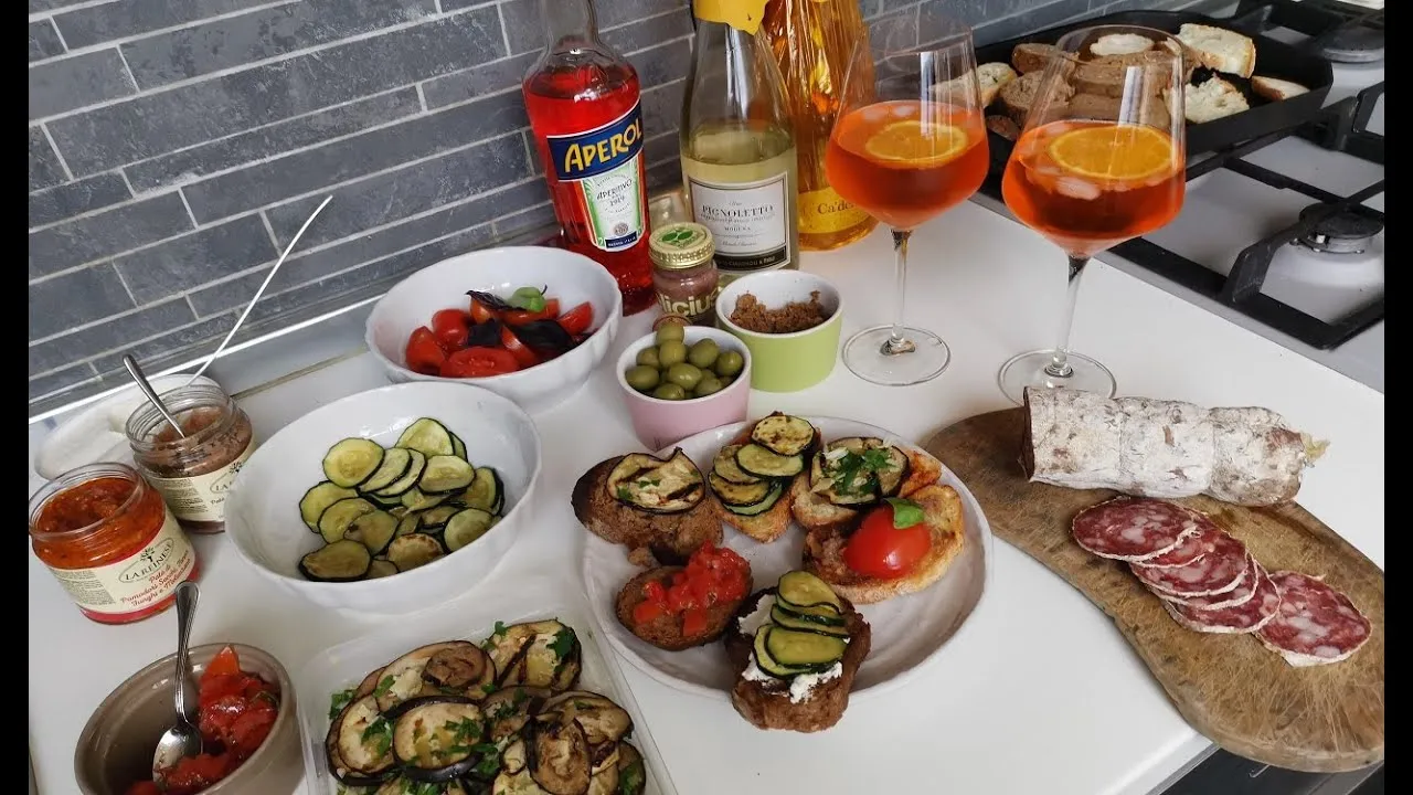 Aperol Spritz z przekąskami