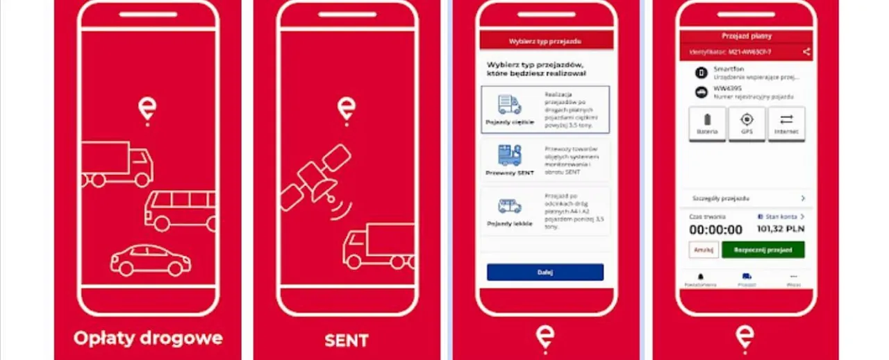 Aplikacje do płatności na autostradzie A4 (Autopay, SkyCash, e-TOLL GO)