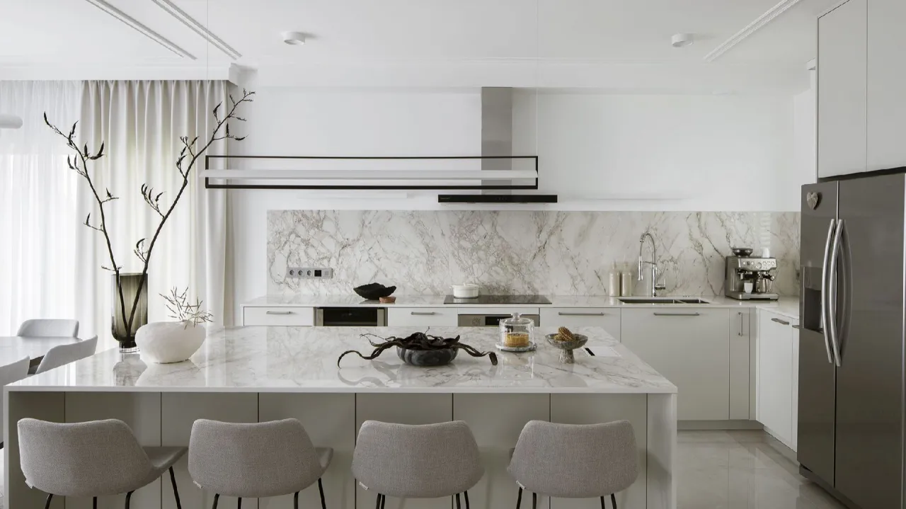 Konglomerat kwarcowy kolory inspiracje kuchnia łazienka