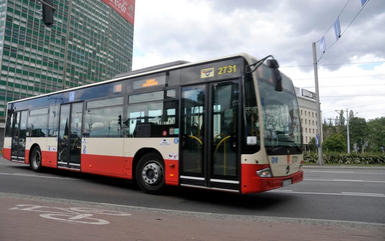 Autobus 111 Gdańsk trasa mapa
