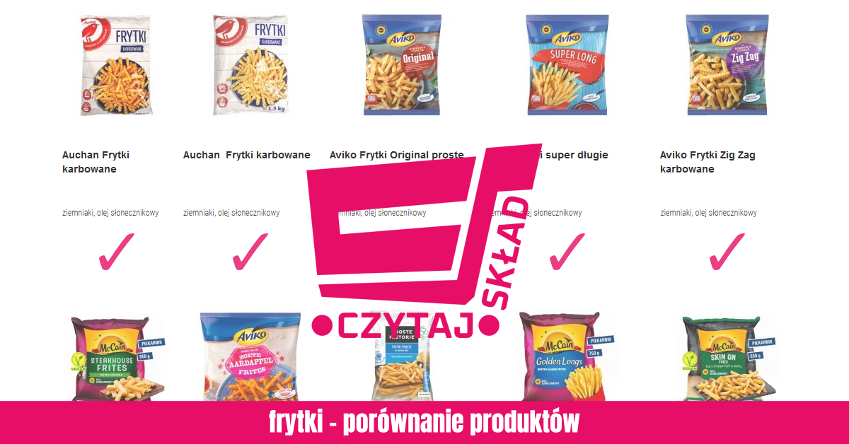 świeże frytki i mrożone frytki por&oacute;wnanie