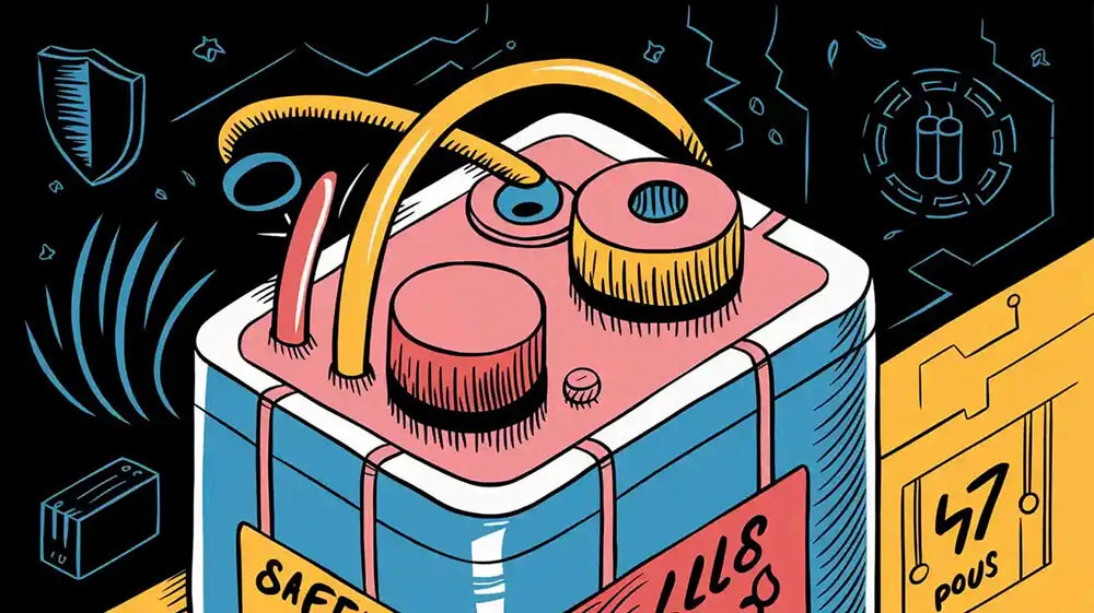 akumulator samochodowy wentylacja bezpieczeństwo