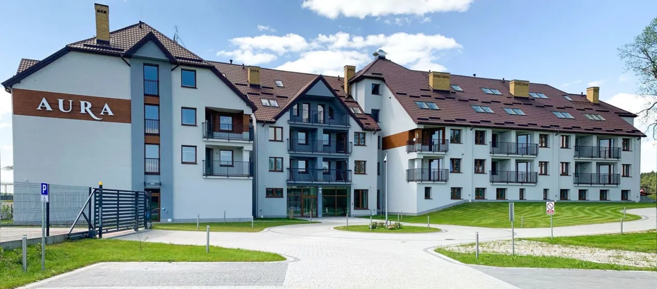 Dom Seniora Aura Wisła widok zewnętrzny Beskidy