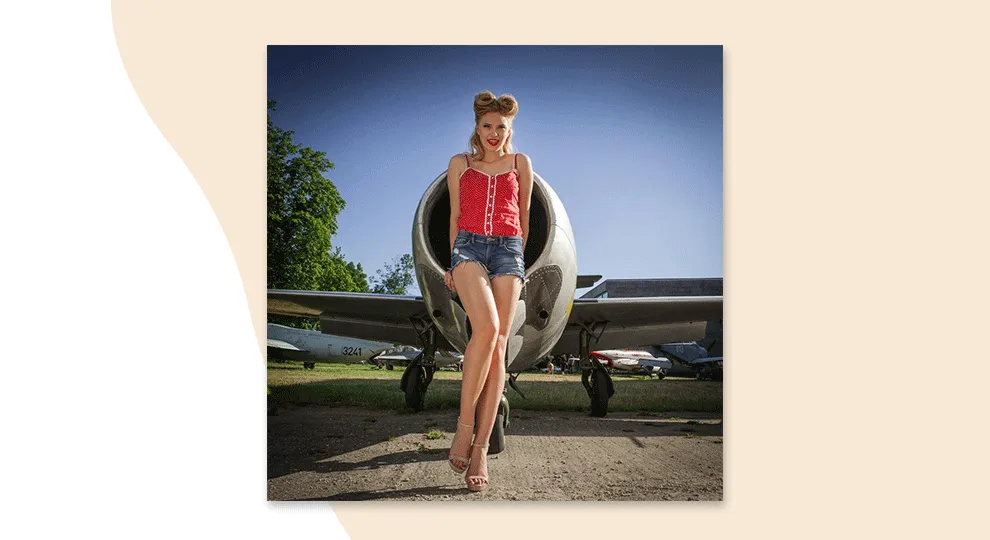 jak trzymać telefon do zdjęcia całej sylwetki, perspektywa żabia