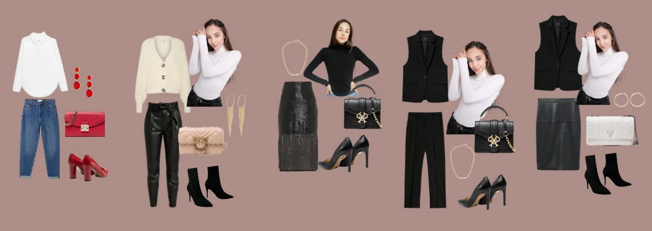 inspiracje stylizacji wigilia firmowa smart casual