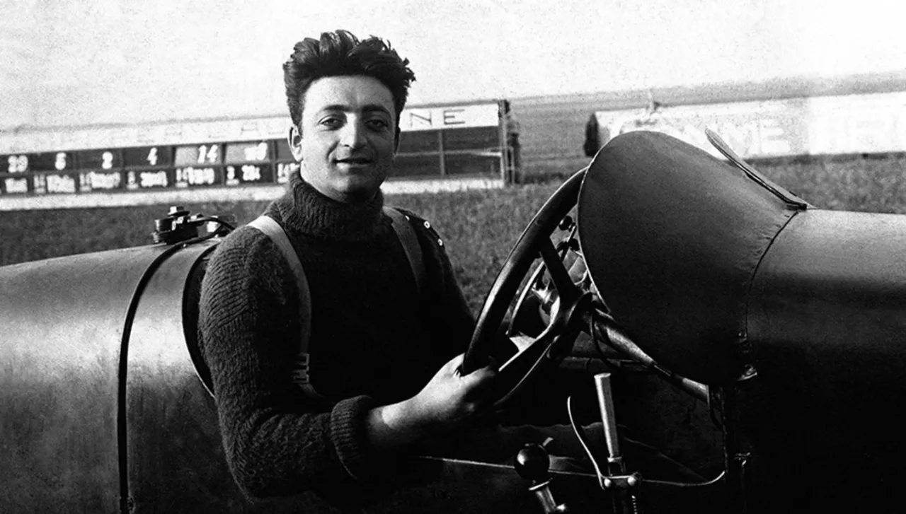 Młody Enzo Ferrari w Modenie