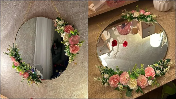 r&oacute;żne style ozdobionych luster DIY