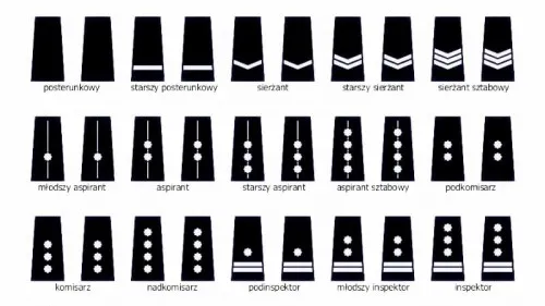 Policyjne dystynkcje i naszywki