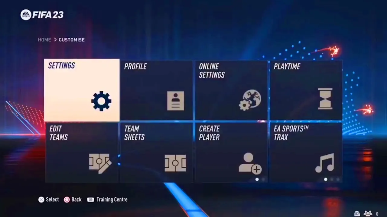 FIFA 23 menu gł&oacute;wne online