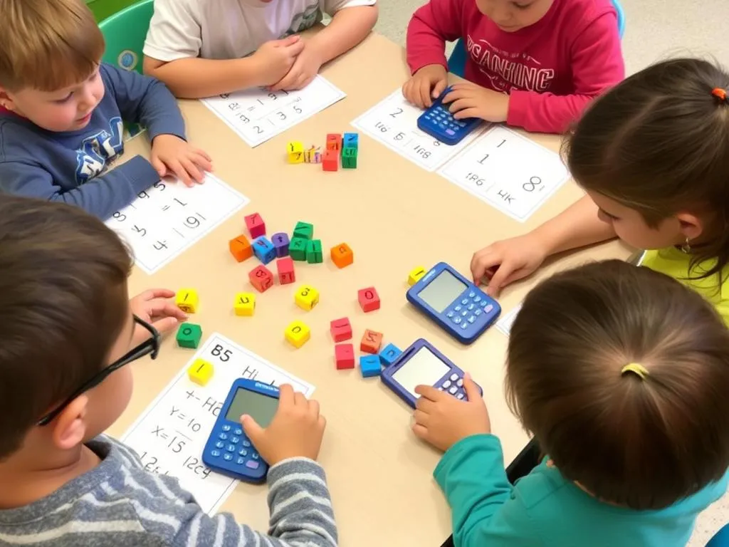 dzieci rozwiązujące zagadki w różnym wieku