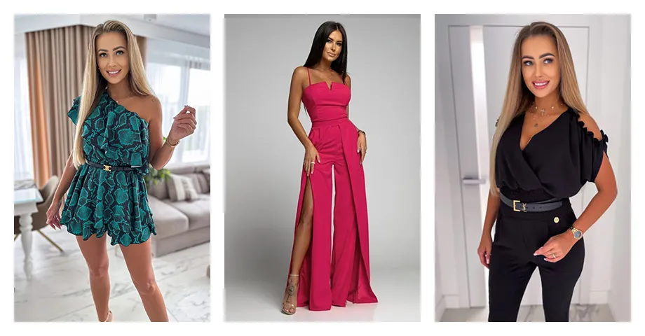 Kombinezon damski dopasowanie do sylwetki