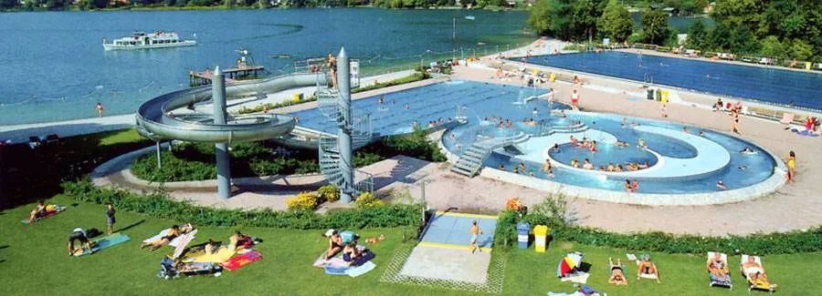 Seebad Rottach-Egern Erlebnisbecken Rutsche