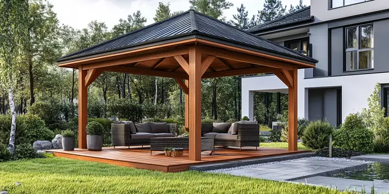 Zdjęcie Altana ogrodowa ile od granicy działki – uniknij problemów prawnych