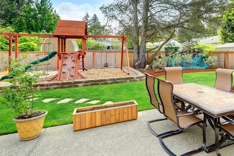 projekt placu zabaw dla dzieci w ogrodzie