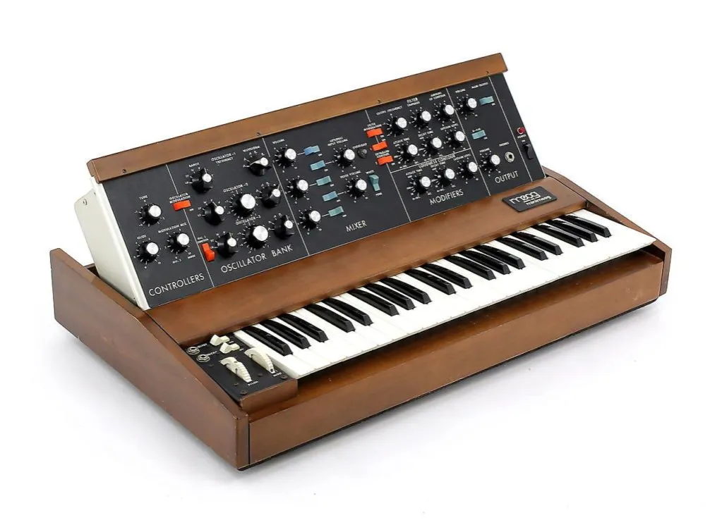 syntezatory Marka Bilińskiego Moog Minimoog Yamaha DX7 Roland Jupiter-8