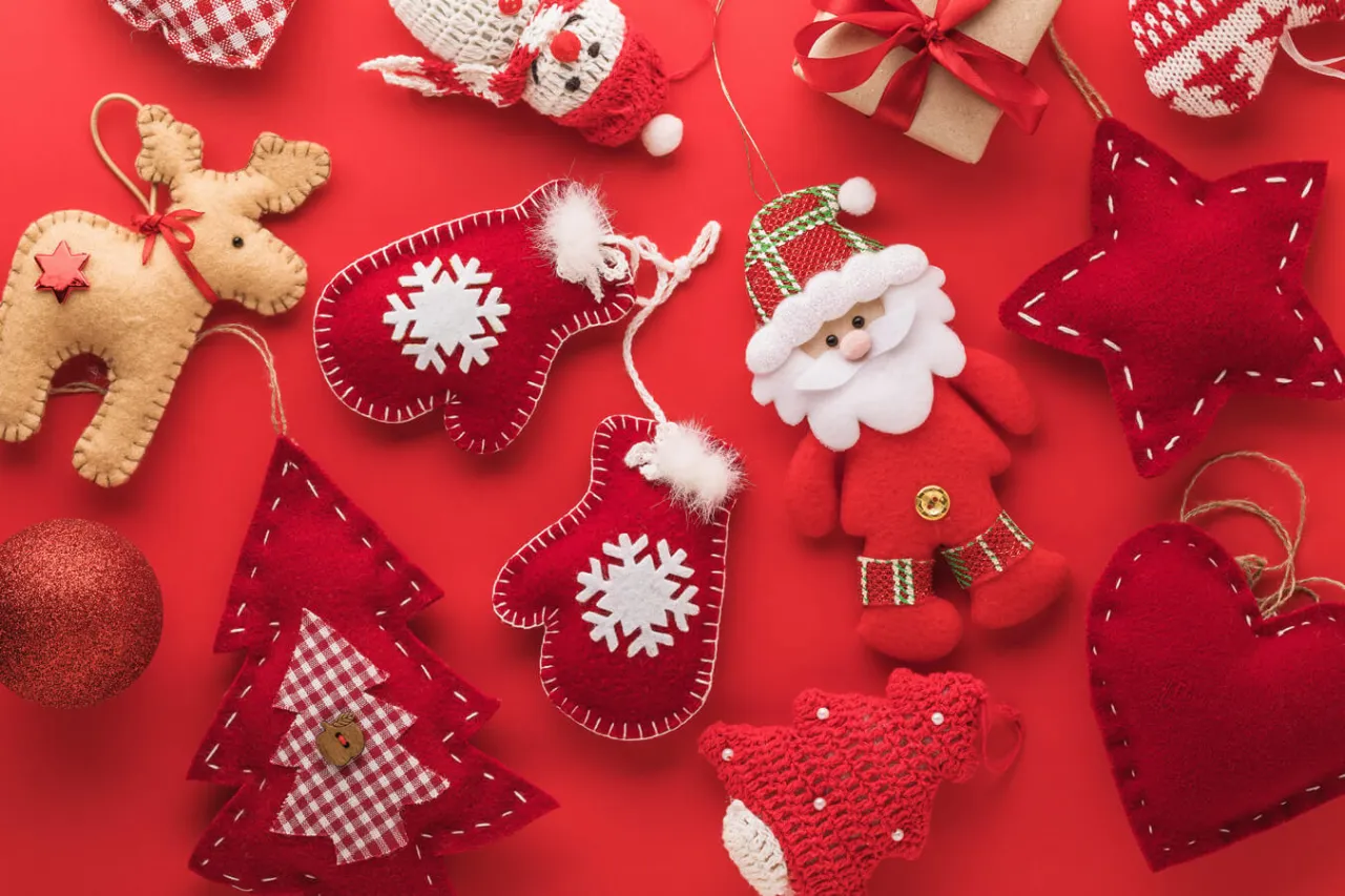 inspiracje dekoracje z filcu do domu