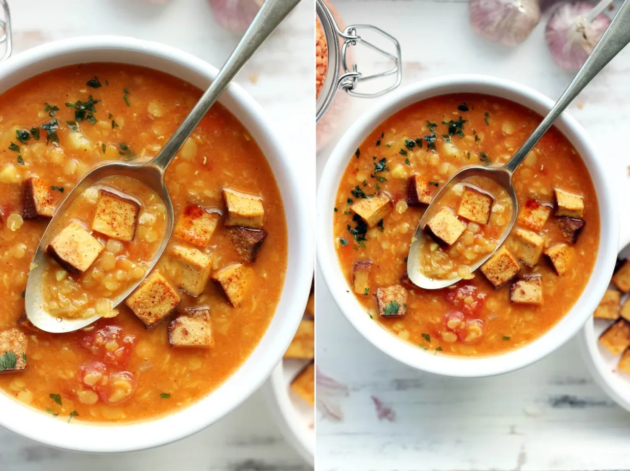 zupa z soczewicy orientalna wegańska wędzona