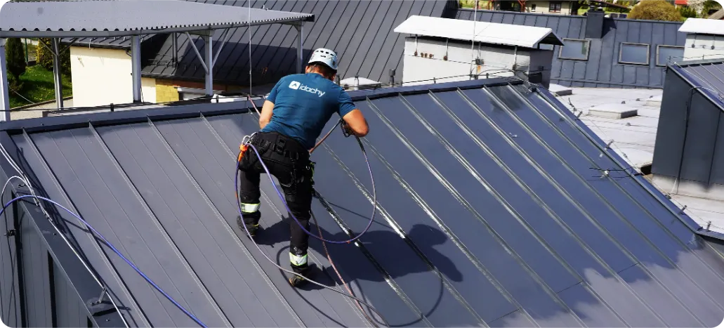 malowanie dachu agregatem hydrodynamicznym