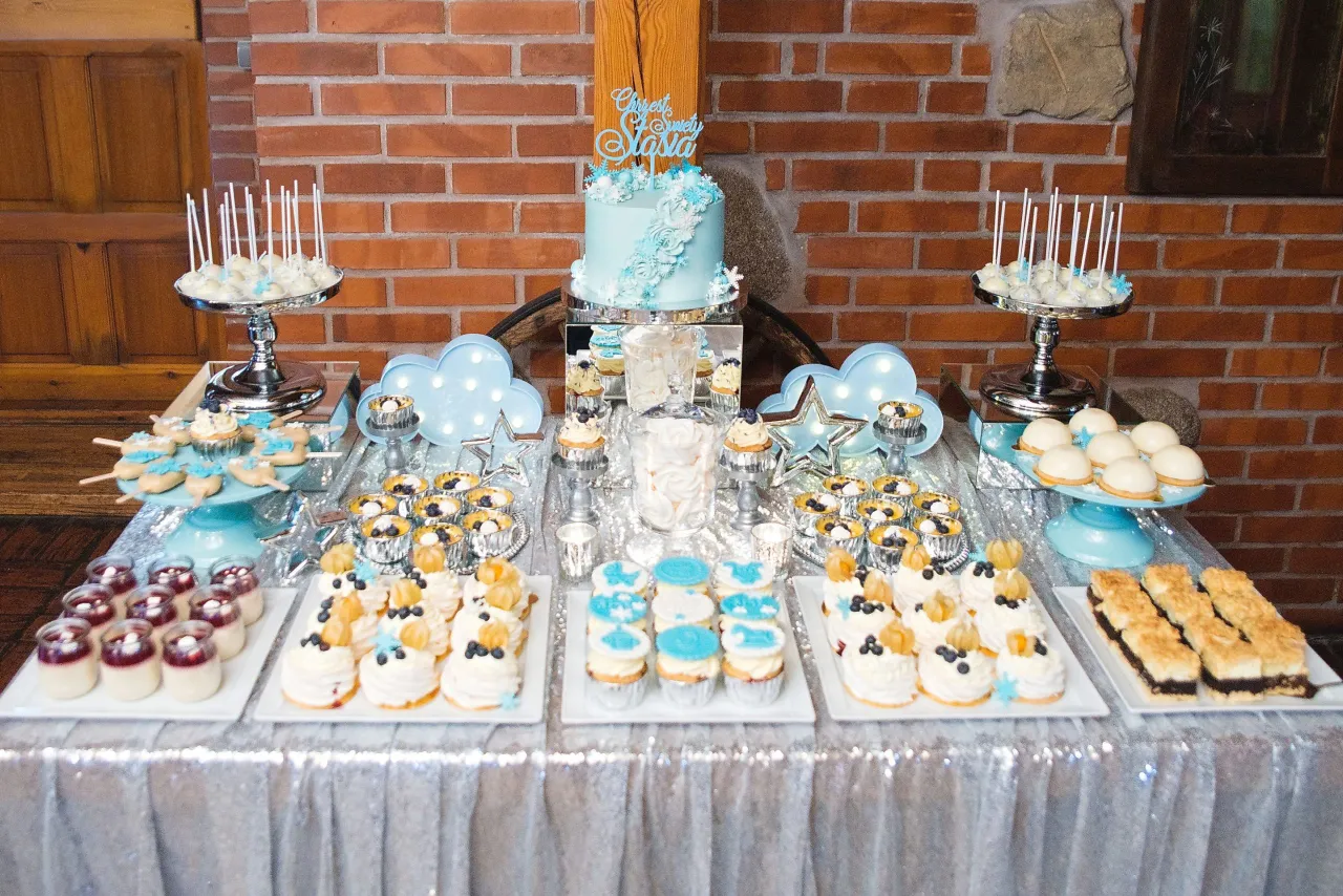 przykładowe menu na chrzciny, słodki stół chrzciny