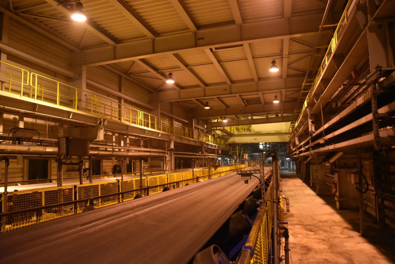 Elektrownia Opole widok z lotu ptaka