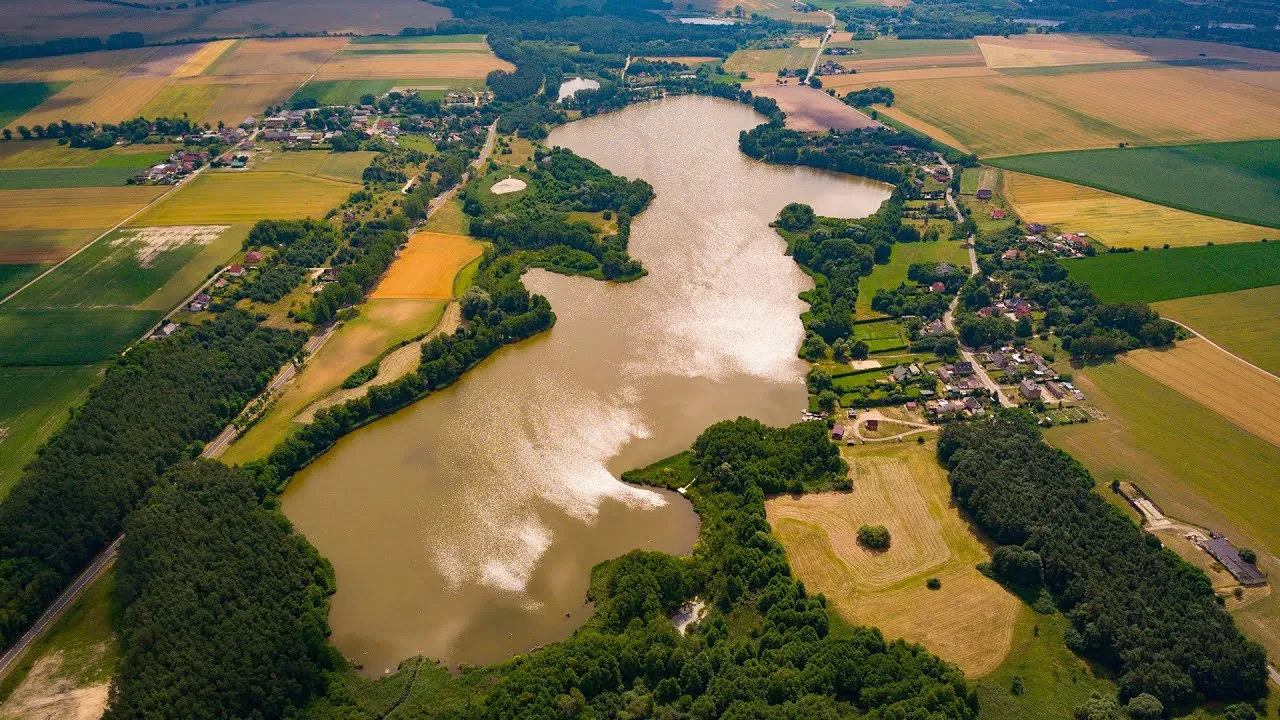 Łowisko Jerzyn widok z drona