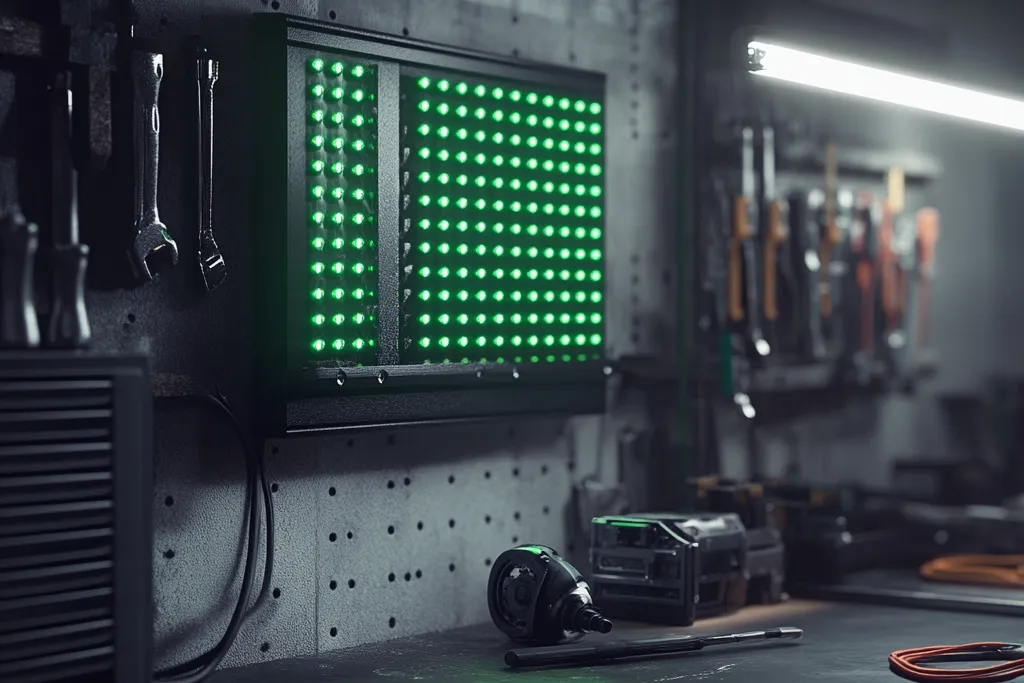 różnica dobre oświetlenie warsztat vs złe