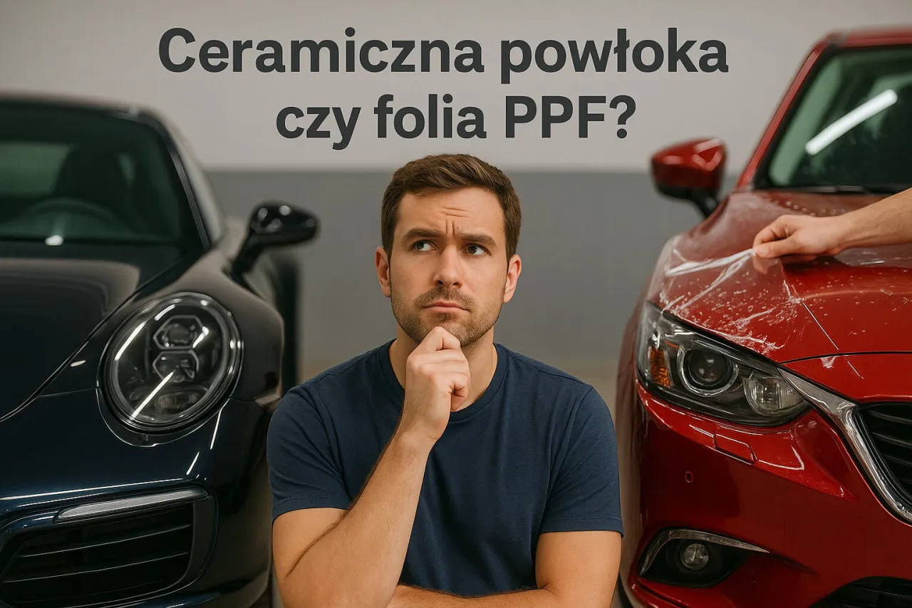 por&oacute;wnanie powłoka ceramiczna wosk folia ppf