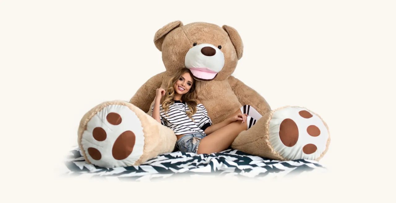 duże pluszowe misie różne rozmiary