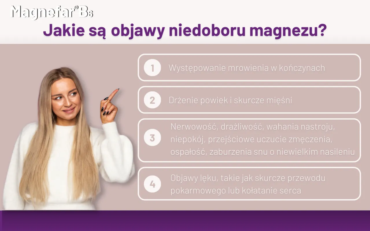Nietypowe objawy niedoboru magnezu