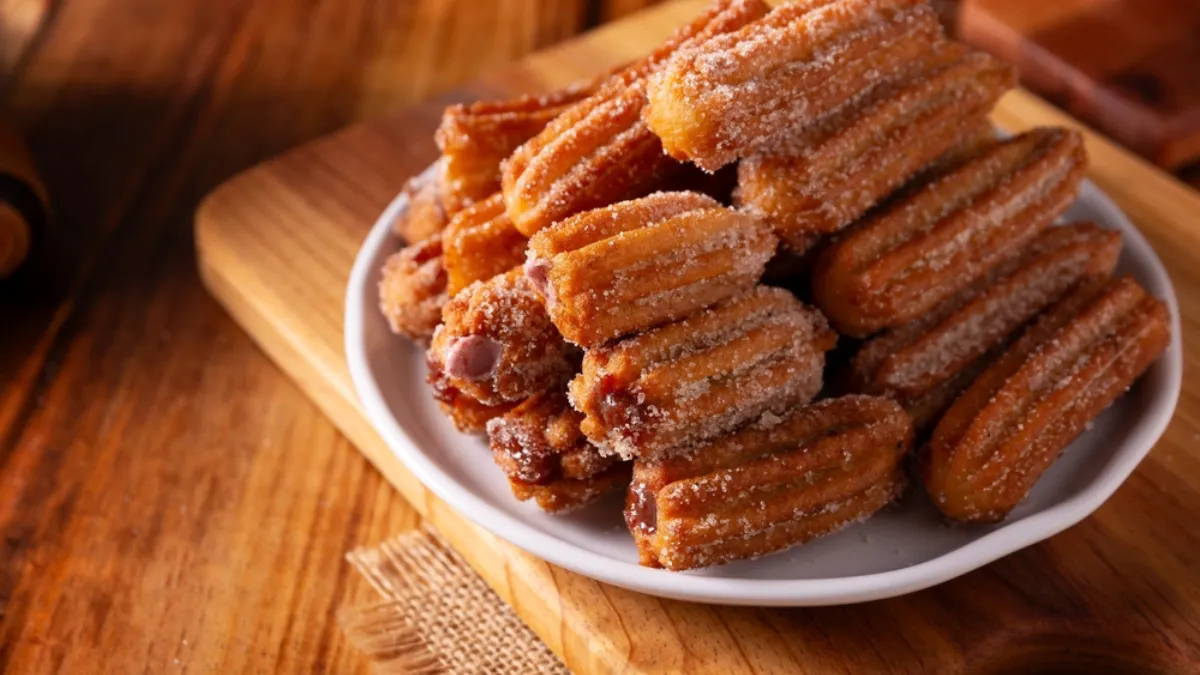 Zdjęcie Receta de churros arguiñano con chocolate y gelatinas irresistibles