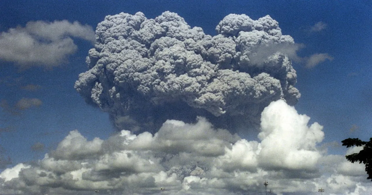 Wulkan Pinatubo erupcja