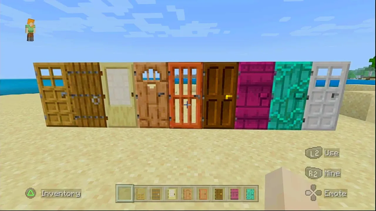 Minecraft all wooden door types gallery