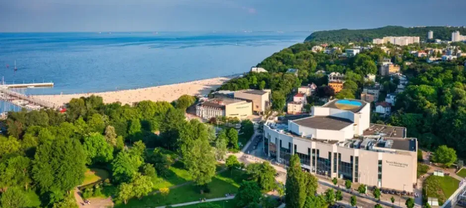 Gdynia panorama miasta nieruchomości
