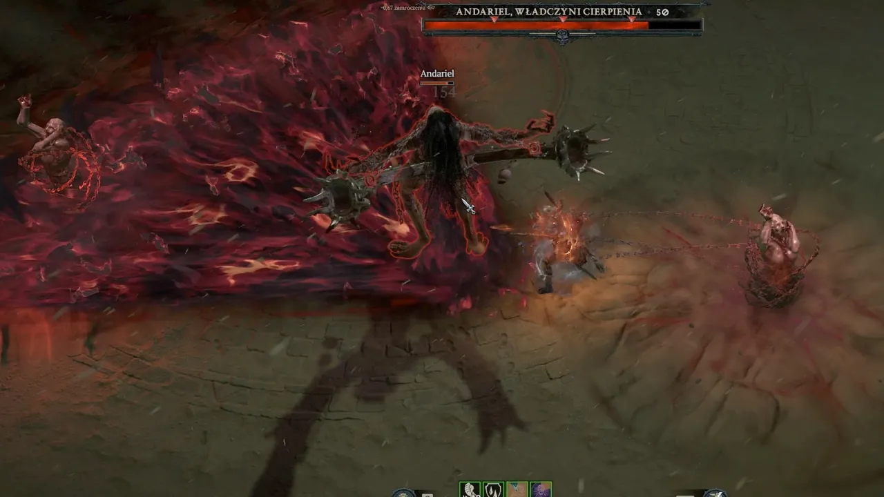 Diablo 4 Andariel mechaniki walki i ataki