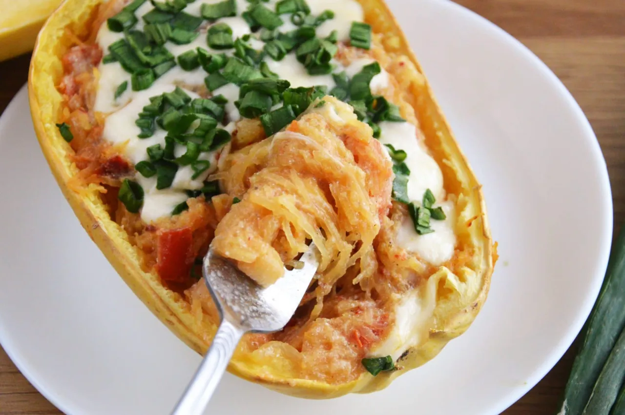 zapiekanka w dyni makaronowej