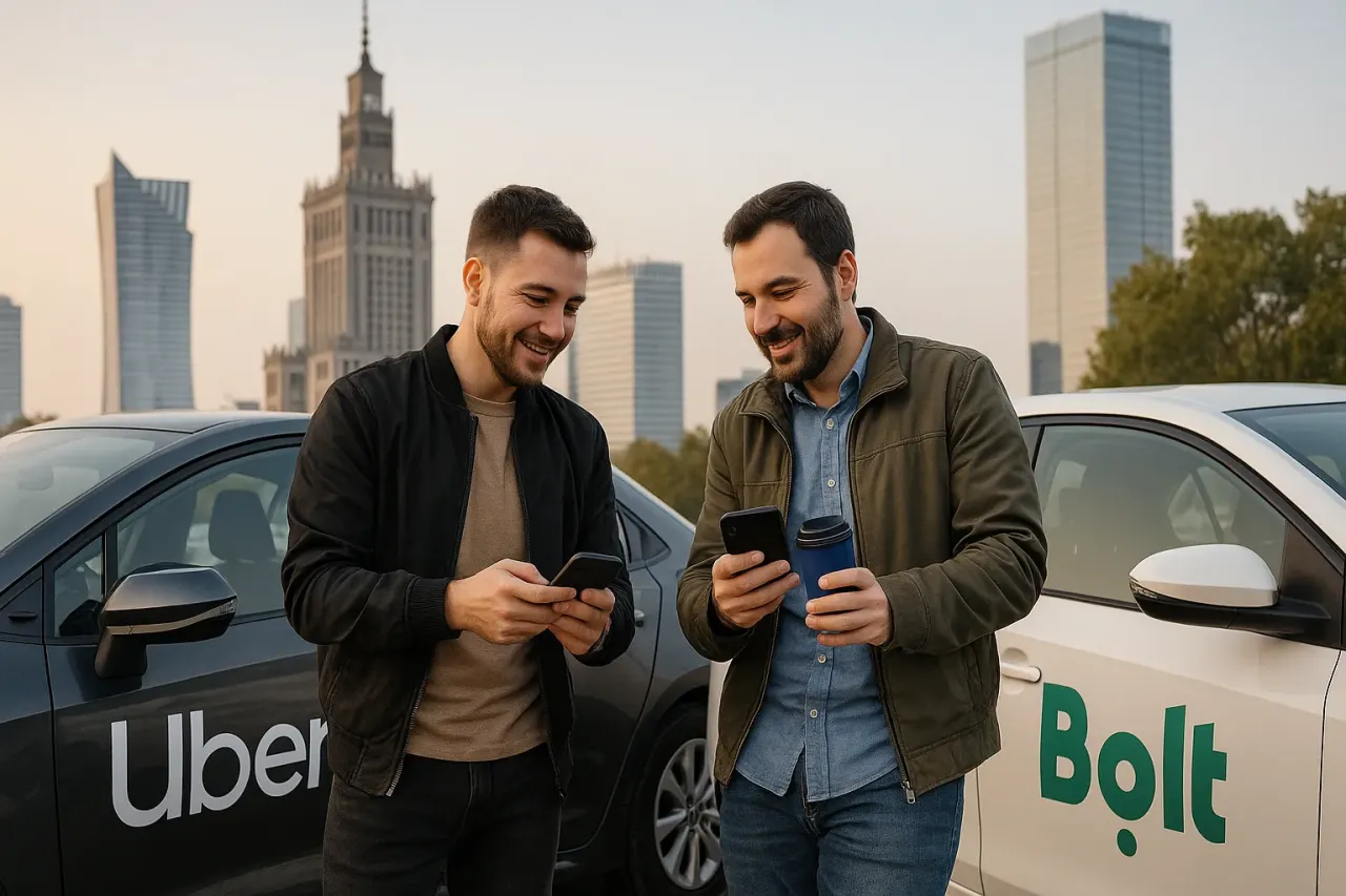 por&oacute;wnanie pracy Uber własny samoch&oacute;d vs partner flotowy