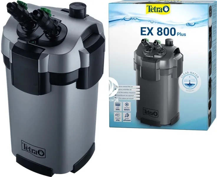 filtr zewnętrzny Tetra EX 800 Plus w akwarium