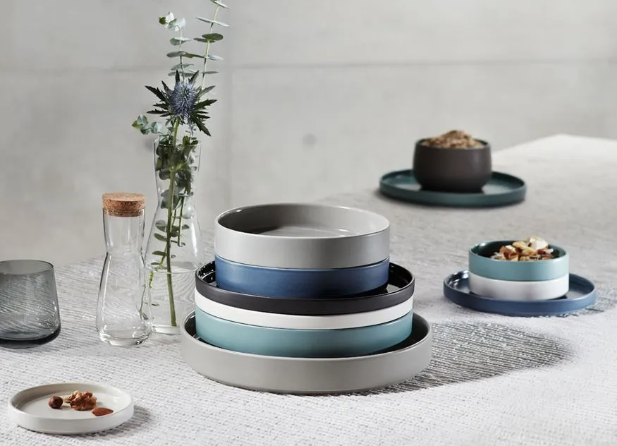 trendiges gastronomiegeschirr organische formen farben