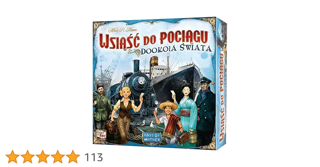Gry planszowe dla dzieci 8-12 lat okładki Dixit Wsiąść do Pociągu Wirus