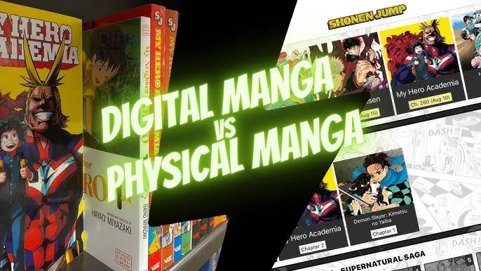 Digitale Manga vs. gedruckte Manga Vergleich