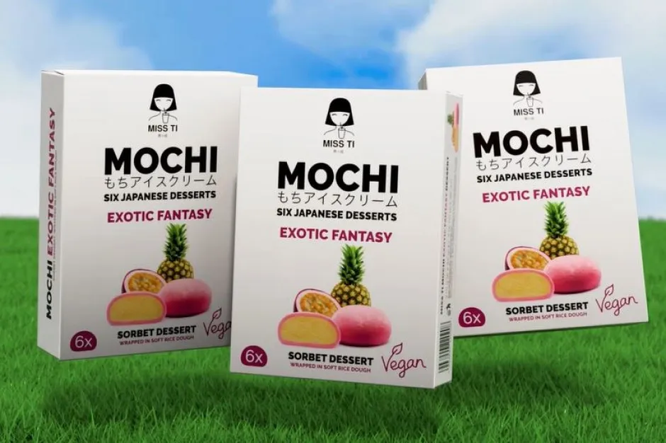 kolorowe lody mochi różne smaki