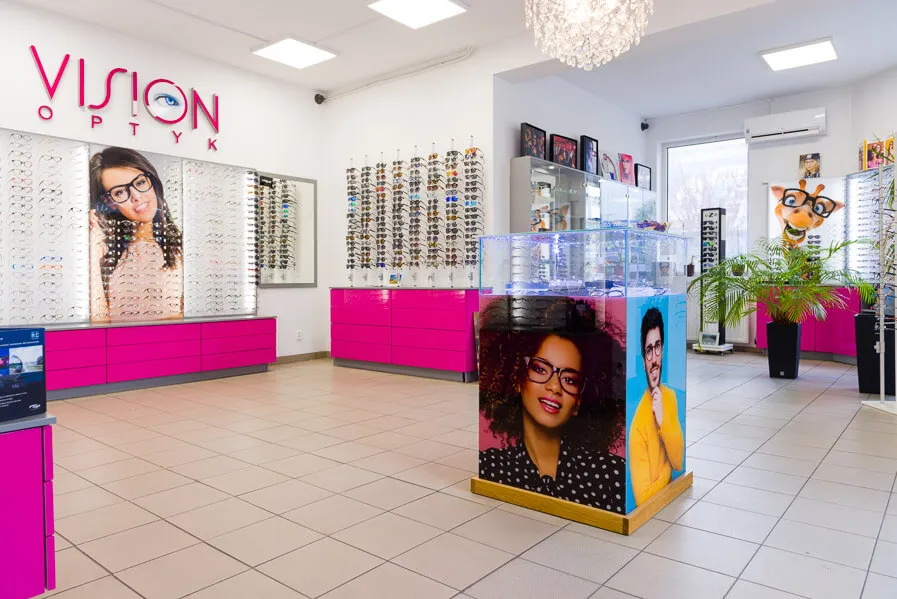 nowoczesny salon optyczny badanie wzroku