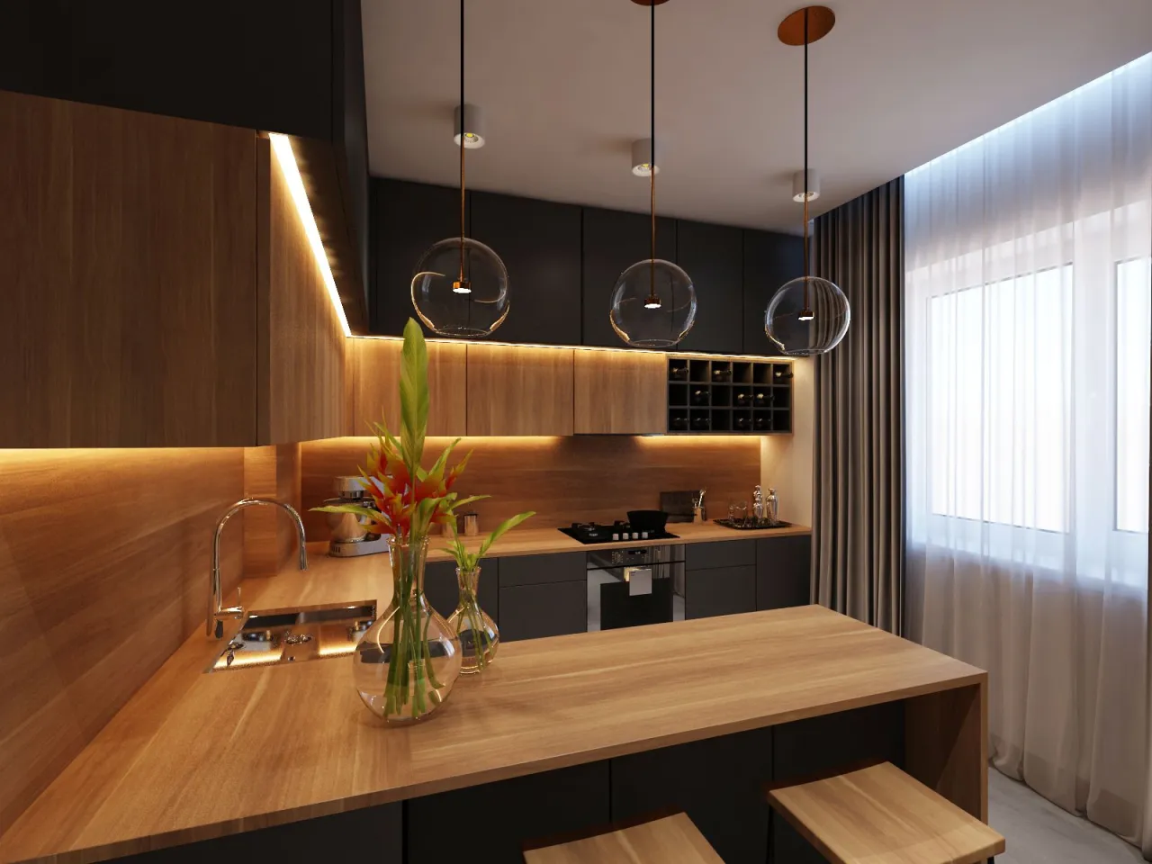 Nowoczesne kuchnie inspiracje kolorystyczne