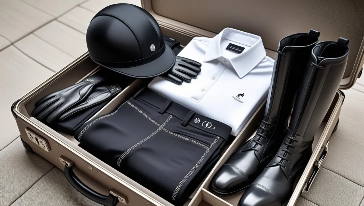 ubiór jeździecki co spakować