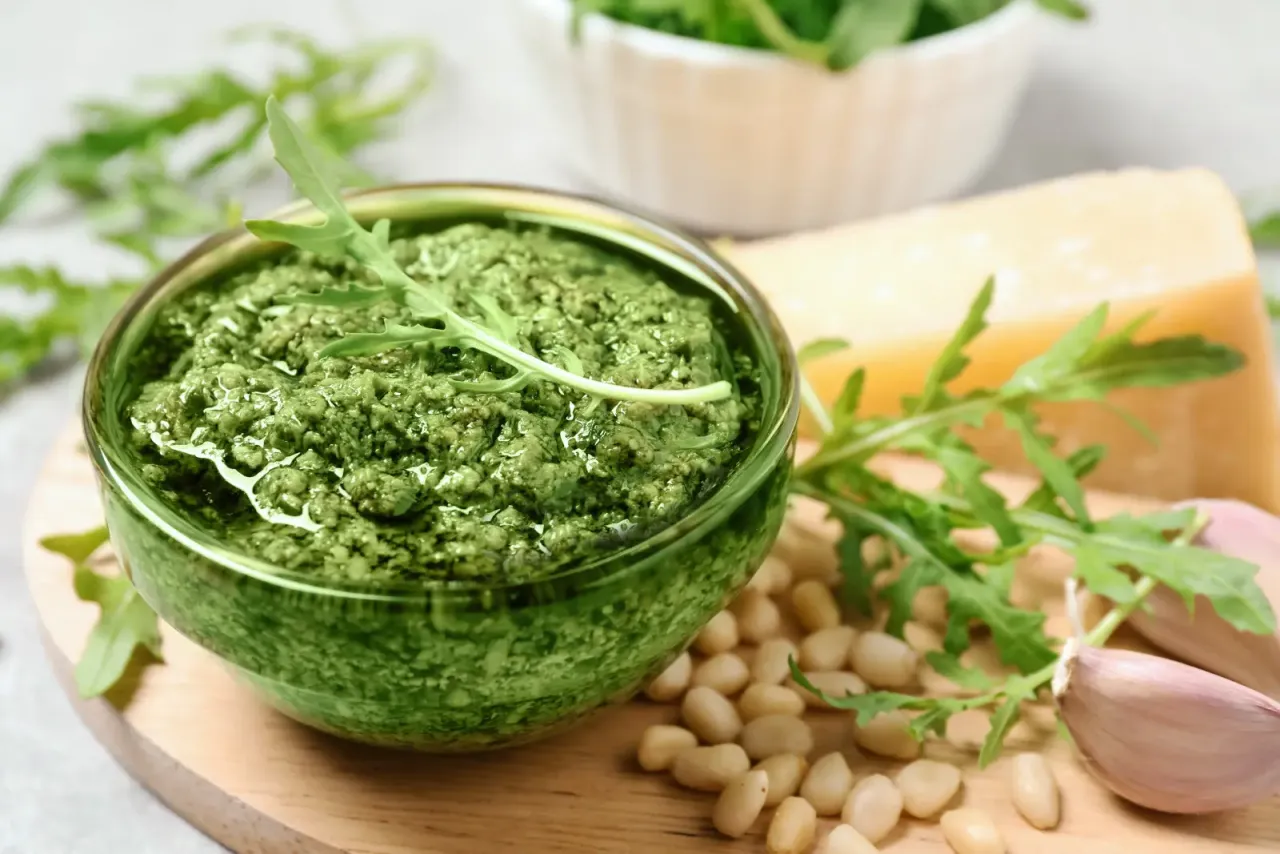 Zdjęcie Pesto z rukoli do czego? Odkryj pyszne sposoby na jego wykorzystanie