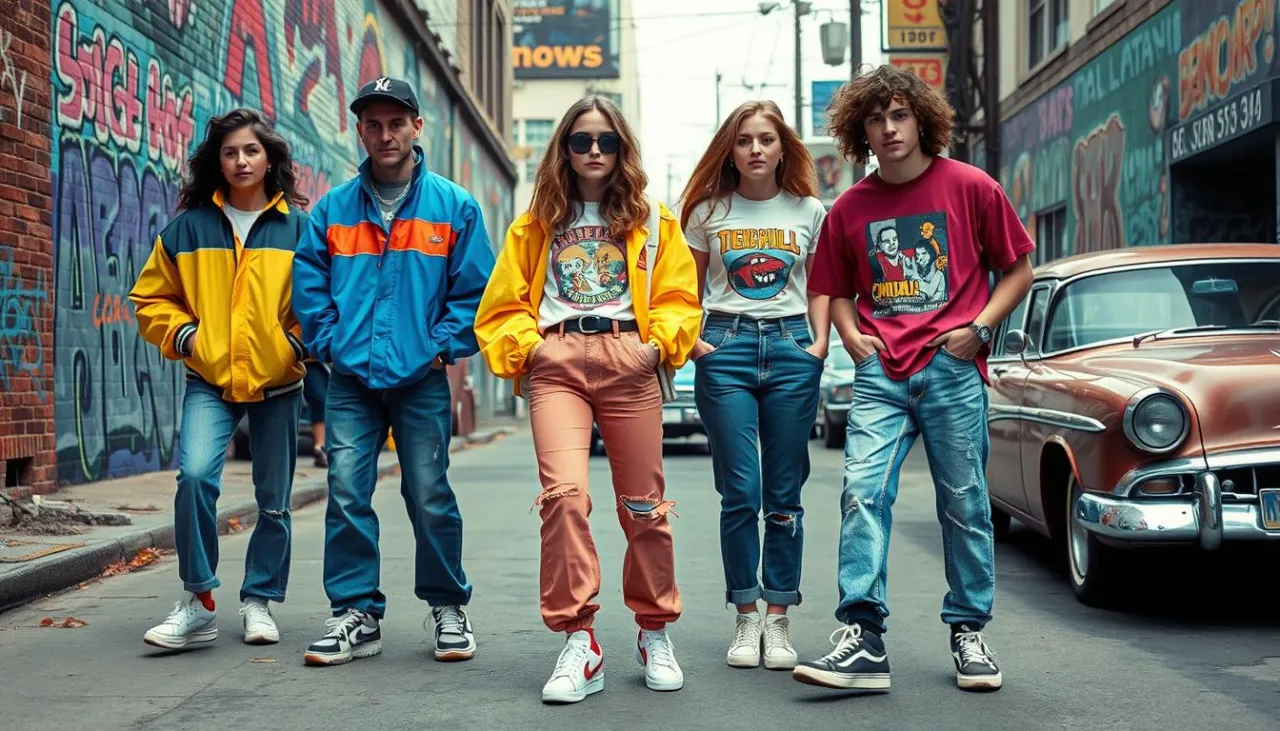 Zdjęcie Moda lat 90.: Jak nosić retro z klasą? Twój przewodnik po stylizacjach