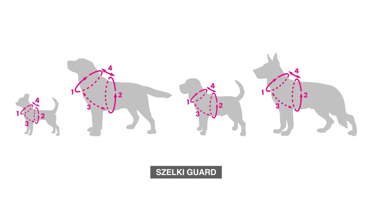 r&oacute;żne typy szelek dla psa, szelki easy walk, szelki guard